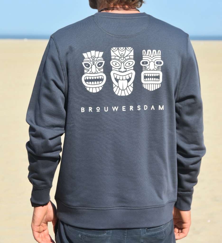 Alohallo Tribe Crewneck india ink grey UNI