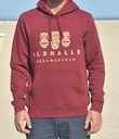 Alohallo Moana Hoodie UNI Burgundy