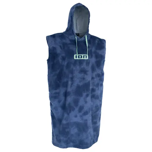 ION Poncho Core tiedye blue